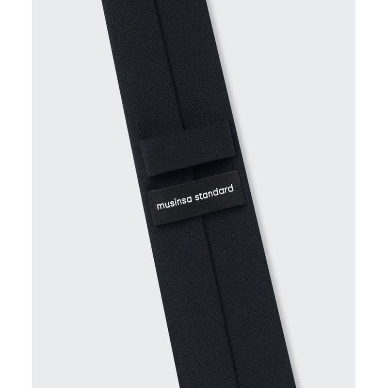 Musinsa Standard Wool-Like Narrow Solid Tie [Black]
