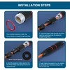 LT Easiyl Pack of 2 RJ45 Coupler Waterproof Connector IP67