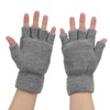 1Pair USB Heated Winter Gloves Mitten Knitting Hand Warmer Gloves