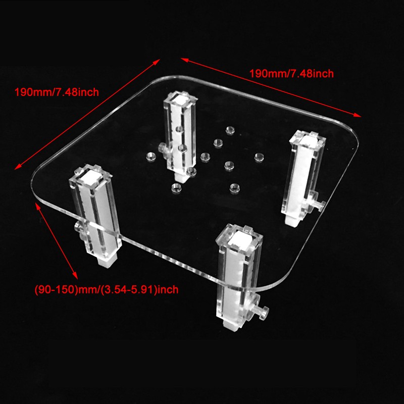 Acrylic Durable Protein Skimmer Bracket Adjustable Height Separator Heightening AccessoriesM