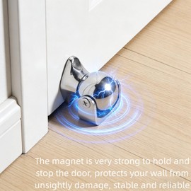 Yctze Magnetic Door Stopper Marine Door Stopper 316 Stainless Steel Door Stopper Magnet Door Holder Catch Yacht Accessories for Boat Motorhome