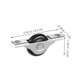 Operitacx 6pcs Silent Nylon Sliding Door Rollers Door Roller Sliding Wheel for Wardrobe Closet Cabinet Windows