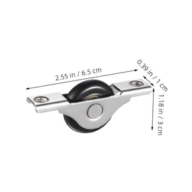 Operitacx 6pcs Silent Nylon Sliding Door Rollers Door Roller Sliding Wheel for Wardrobe Closet Cabinet Windows