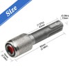 Eyech 5Pcs SDS-Plus Drill Chuck Adapter, 6.35mm 1/4 Inch Hex