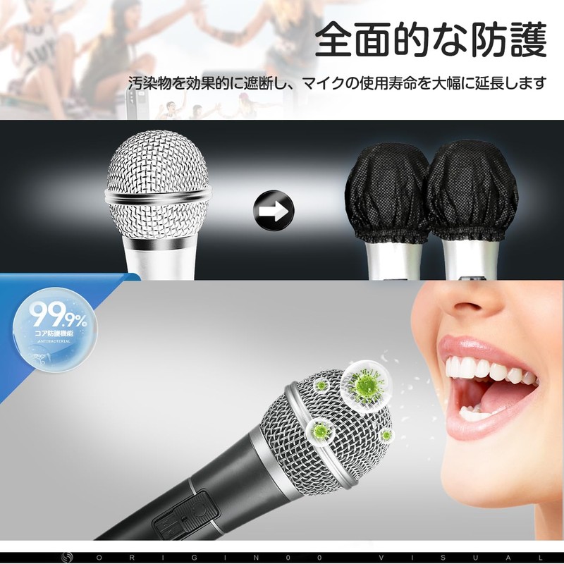 Microphone Cover, Disposable, Non-woven Fabric, Lecture Proof, Splash Proof, Noise