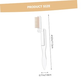 SAFIGLE 2Pcs Folding Eyebrow Combs Stainless Steel Eyelash Beauty Tool Portable Makeup Tools for Women Ergonomic Design for Easy Grooming for Home Salon Use