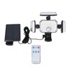 4 Head Solar Sensor Light 7700K 8W IP65 3 Gear