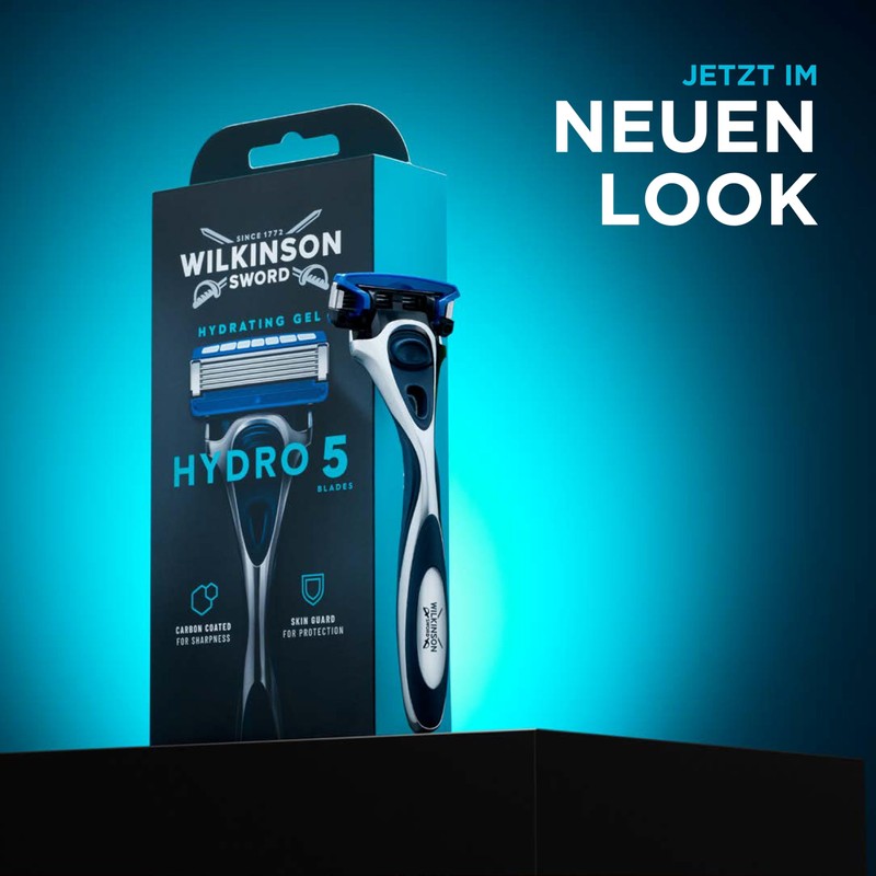 Wilkinson Sword - Hydro 5 Razors for Men, Shaving Handle
