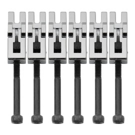 Musiclily Pro 10.8mm Double Locking System Tremolo Locked Saddles Set for Floyd Rose Tremolo Bridge Electric Guitar, Chrome