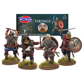 VICTRIX - Vikings - 60 Figures - 28mm Plastic Miniatures - Dark Ages