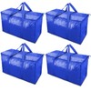 TICONN 4 Pack Extra Large Moving Bags with Zippers &