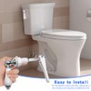Ceramic Flush Handle, Universal Fit Lever with Anti-Slip Grip, Rust-Resistant