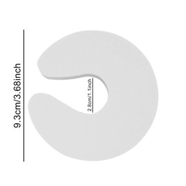 6 PCS Safety Door Stoppers, Door Guard Baby Finger Protection, Baby Proofing, Soft Foam Door Stopper, Avoid Finger Pinch Injuries, Slamming Doors, Children & Pets from Getting Locked in Room