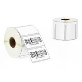 BETCKEY - Compatible DYMO 30334 (2-1/4" x 1-1/4") Medium Multipurpose Barcode/FNSKU/UPC/FBA Labels - Compatible with Rollo, DYMO Labelwriter 450, 4XL & Zebra Desktop Printers[2 Rolls/2000 Labels]