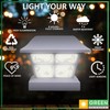 GreenLighting Evolve White Solar Post Cap Lights - 4x4 Post