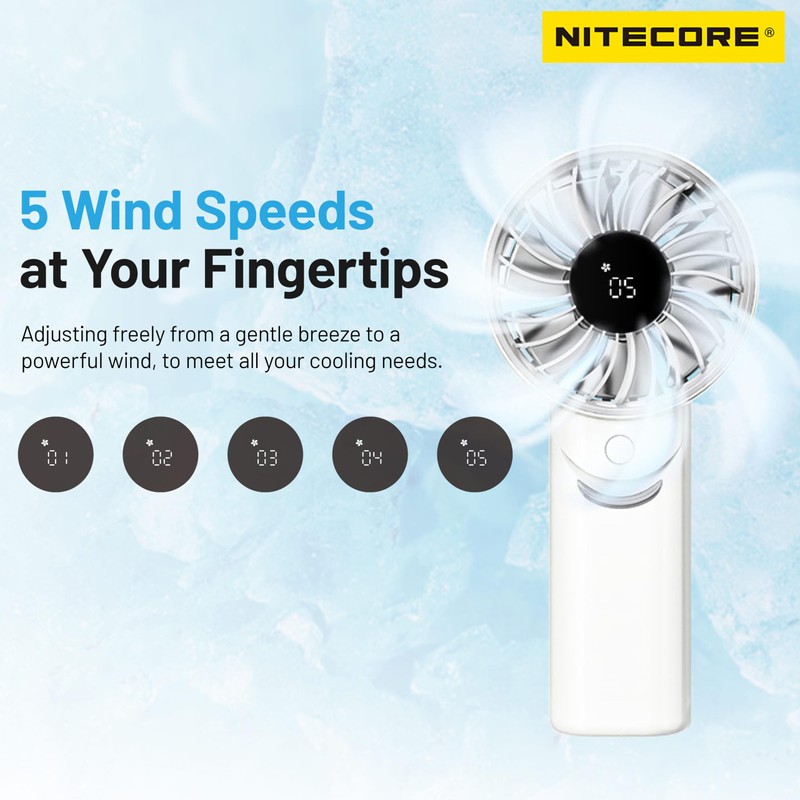 Nitecore NEF03 Pro Portable Foldable Handheld Fan