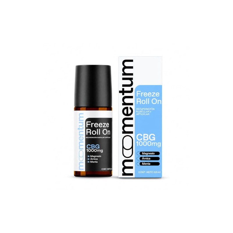 Momentum Freeze Roll on con 100Mg Magnesio, Arnica y Menta,