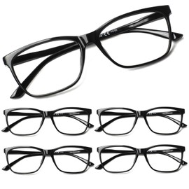 SIGVAN Ladies Reading Glasses Blue Light Blocking Spring Hinge Fashion Pattern Print Eyeglasses for Women (black, 2.50, multiplier_x)