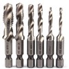 TINGMEI Drill Tap Bits,M3 M4 M5 M6 M8 M10 Metric