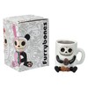 Furrybones Figure Joe - Funny Skeleton in Coffee Cup Costume