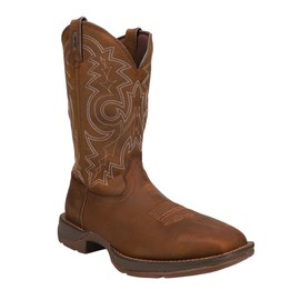 Durango Men's 11" Pull-On Steel Toe DB4343-M, Brown, 10 2E US