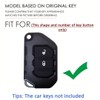 SANRILY 2 Button Key Fob Case for Jeep Wrangler Gladiator