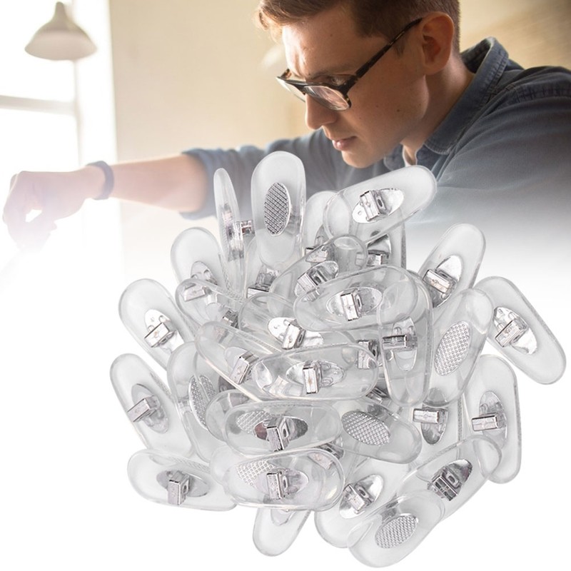20 Pairs Soft Inserted Type Anti-Slip Nose Pads Glasses Sunglasses