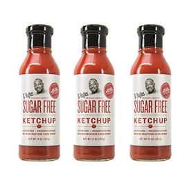 G Hughes Sugar Free Ketchup - Gluten Free, Preservation Free, Low Carb Ketchup, No Sugar Added Ketchup, Keto Condiments - 13 Oz (3-Pack)