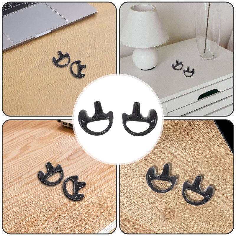 KOMBIUDA 1 Pair Interphone Reusable Rubber Earpieces for Coil Tube
