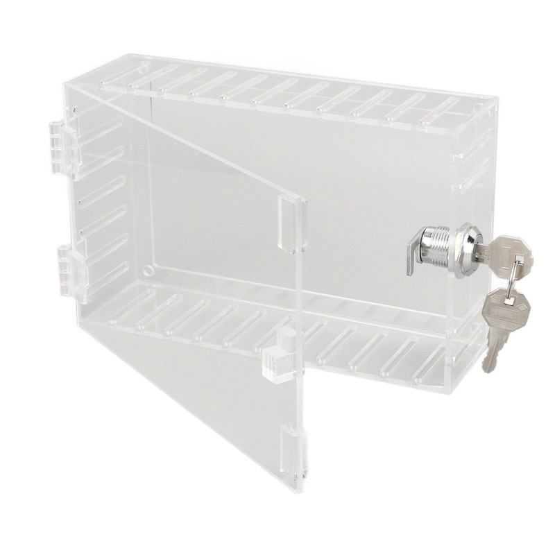 Thermostat Lock Box Universal Large Transparent Thermostat Protective Guard for