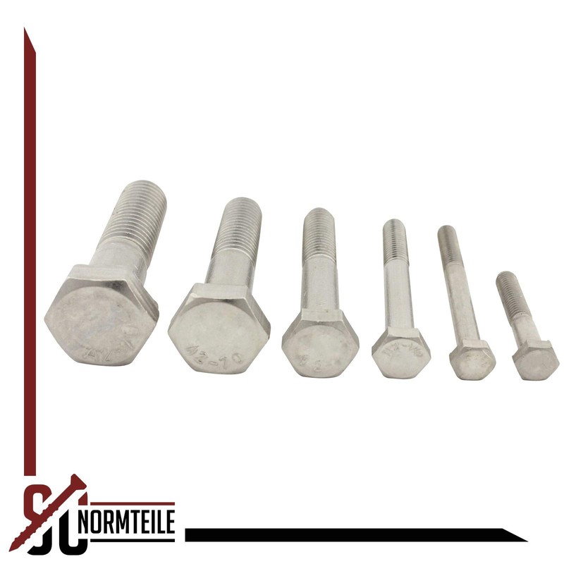 SC931 Hexagon Head Screws with Shaft M8 x 70 DIN