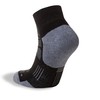 Hilly Running Socks Supreme Anklet, Black/Grey Marl, L EU