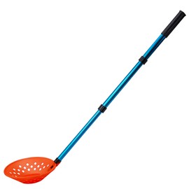 Sfcddtlg - Cuchara de pesca con hielo ajustable - Cuchara de pesca en hielo de invierno con mango largo, equipo de pesca en hielo para sacar hielo mientras pesca (azul)