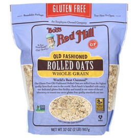 Bob's Red Mill Old Fashioned Rolled Oats, Whole Grain, Gluten Free, 32 oz (907 g)