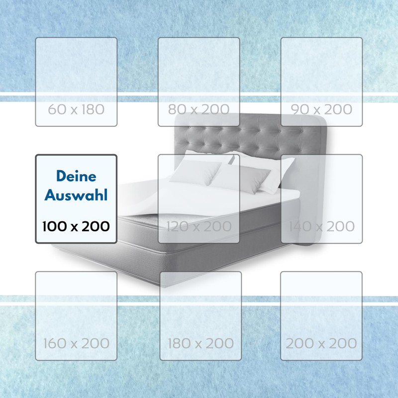 Topper Stopper Original 100 x 200 cm Non-Slip Mattress Protector