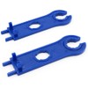 2Pcs Blue Home Improvement Tools 2Pcs Solar Panel MC4 Connector