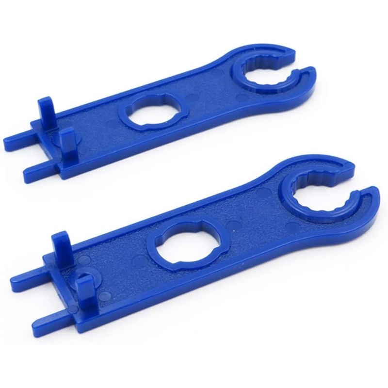 2Pcs Blue Home Improvement Tools 2Pcs Solar Panel MC4 Connector