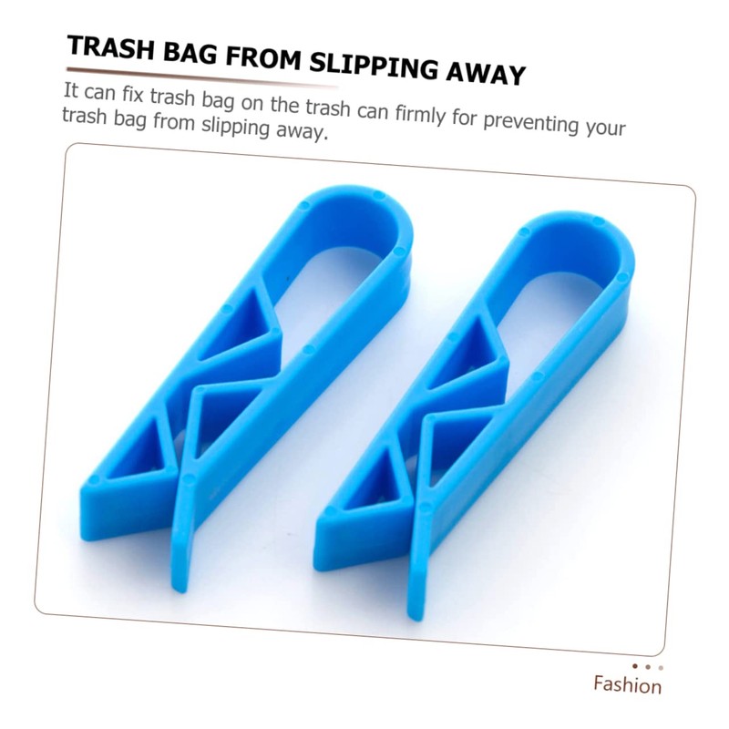 CIYODO 150pcs Garbage Bin Clips Trash Bag Holders for Secure