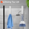 Kontoyo Shower Door Hooks(7.5 Inch),Extended Over Door Hooks for Bathroom