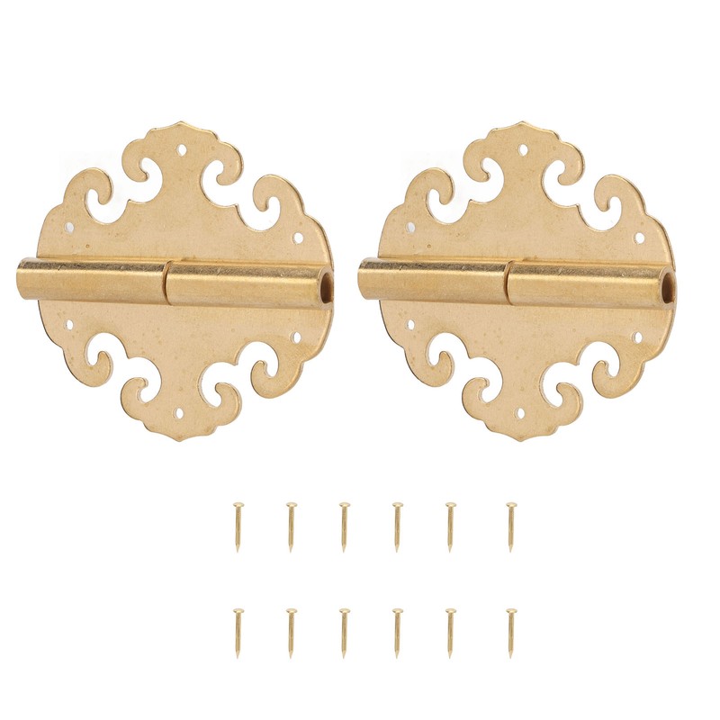 Antique Door Hinges Durable Brass Glossy Classic Antique Style Widely