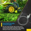 BSNOVT Push Pull Throttle Control Cable 103-4091，Compatible with Toro Z