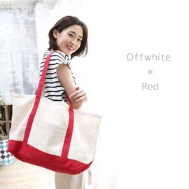 CoComono. Women's Tote Bag, Canvas for Travel, Shoulder Bag, Large Capacity, Women's, Large, Eco Bag, Mother's Bag, Thick, Canvas, A4, Popular, Mama Bag, Travel Bag, red