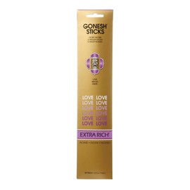 Gonesh Incense Sticks EXTRARICH LOVE Pack of 20