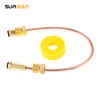 SURIEEN Propane Regulator Copper Pigtail POL x POL 15 Inch,