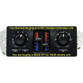 360 LED High Performance 03-06 Yellow DiY Led Upgrade Kit Climate Control Silverado Sierra Escalade H2 GM