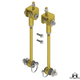 Metalcloak Sway Bar Quick Disconnect, 10", Front for Jeep Wrangler TJ/LJ