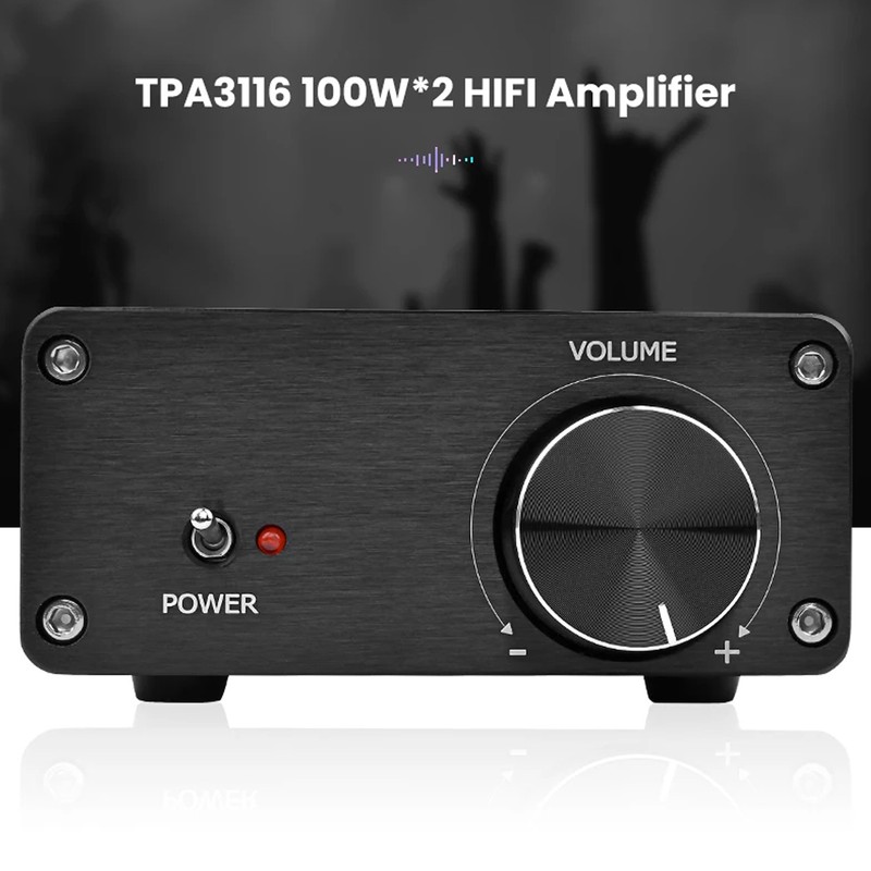 Digital Power Amplifier Large Power Class D Dual Channel Power