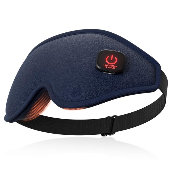 Hot Eye Mask, Rechargeable, 3D Shape, No Pressure, Eye Mask,