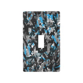 YETTASBIN Graffiti Texture Duplex Outlets Cover Unbreakable Wall Plate Cover with Screws for Living Room, Bedroom, Office, School, Home Decor-4.53 x 2.76 Inch