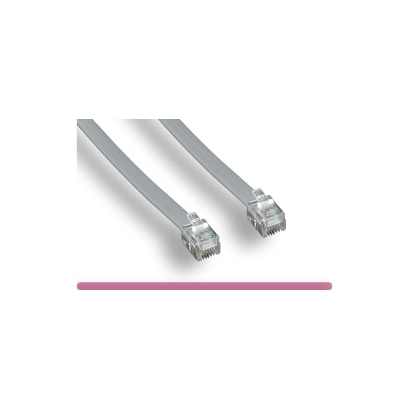 RiteAV - 0.6m RJ12/M to RJ12/M 6P6C Straight for Data